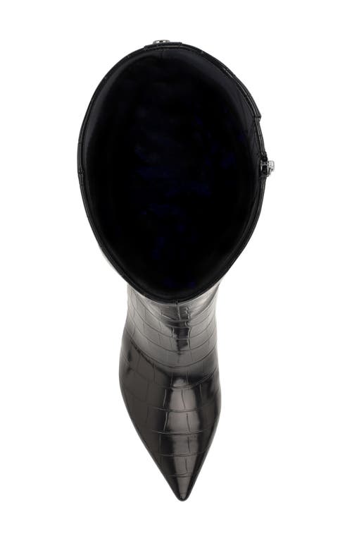 Nine West Kimdee 9x9 Pointed Toe Knee High Boot In Black