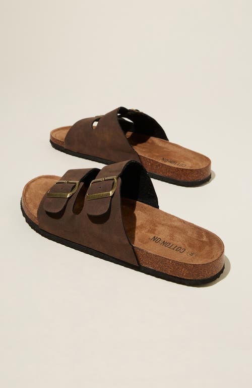 COTTON ON DOUBLE BUCKLE SANDAL