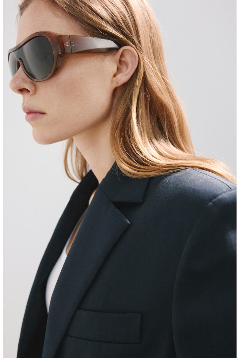 Notch Lapel Blazer, Alternate, color, NAVY