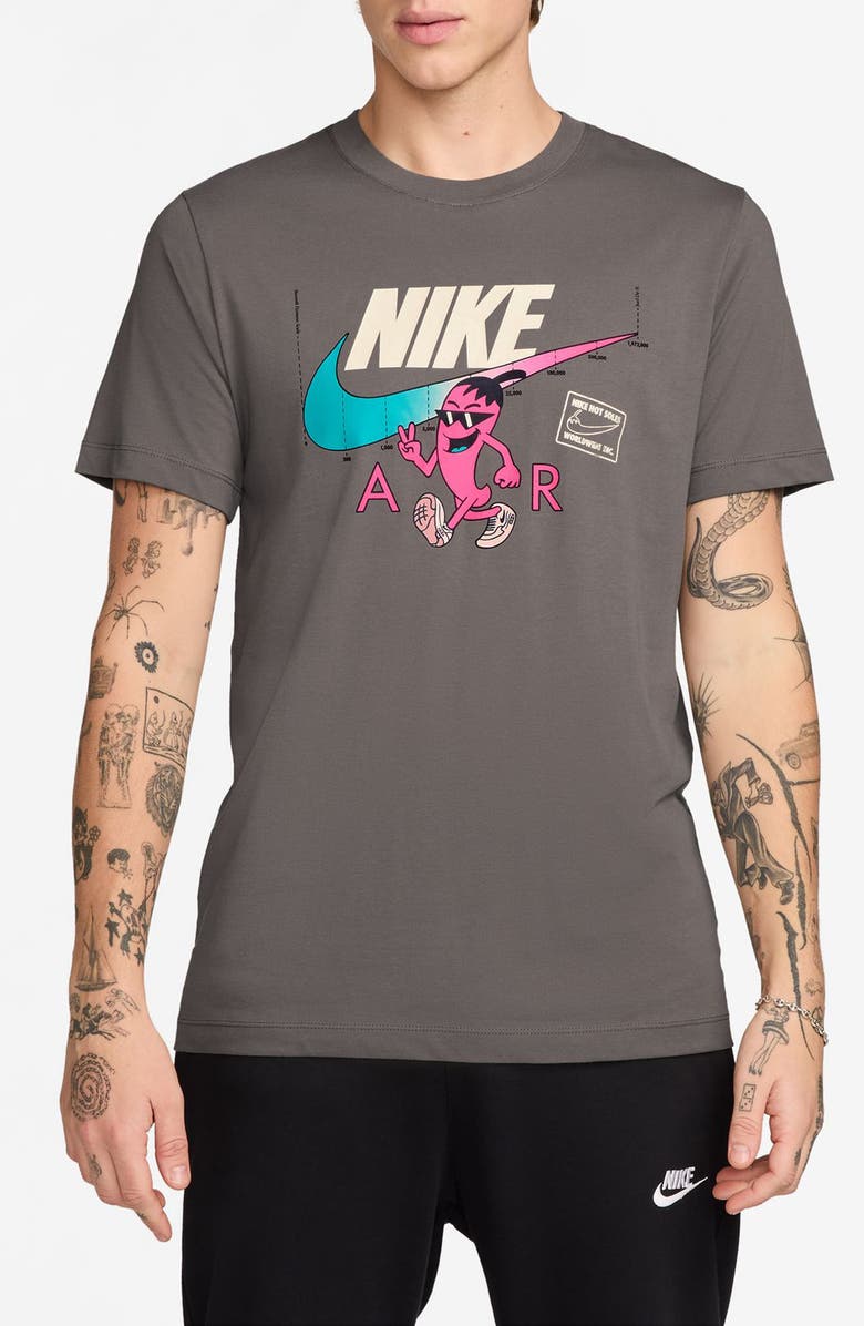Nike Hot Soles Graphic T-Shirt, Main, color, Cave Stone