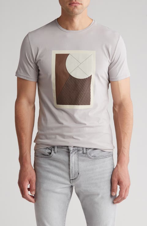 3D Abstract Graphic Print T-Shirt