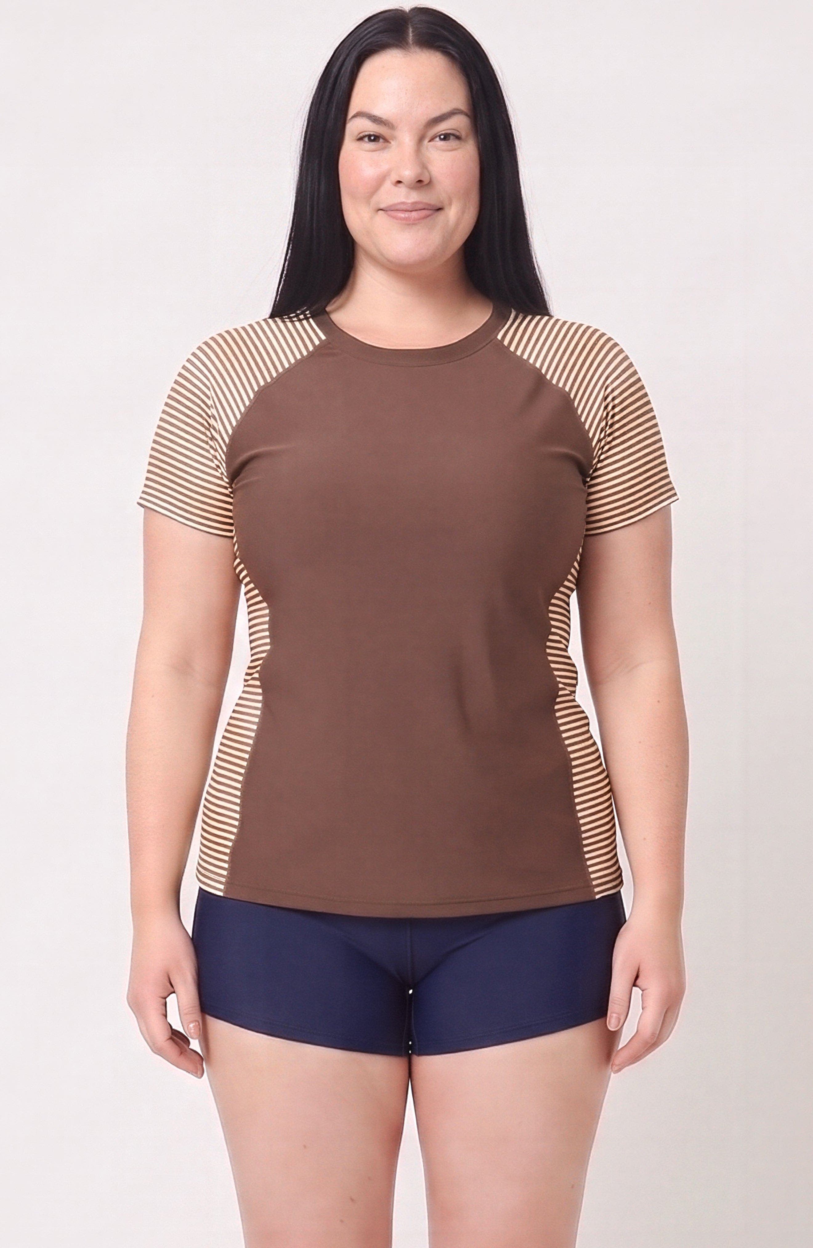Chocolate Brown Stripes