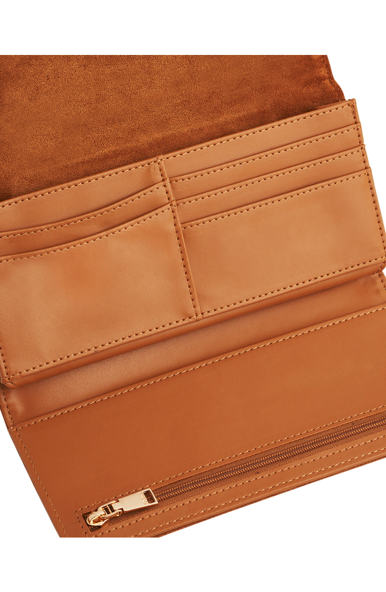 Fable England Floral Embroidered Purse Large, Alternate, color, Light/Pastel Brown