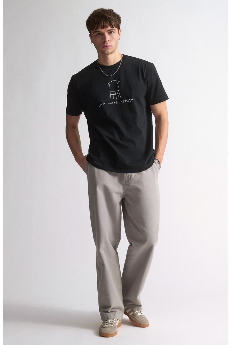 Water Tower Graphic T-Shirt, Alternate, color, BLACK