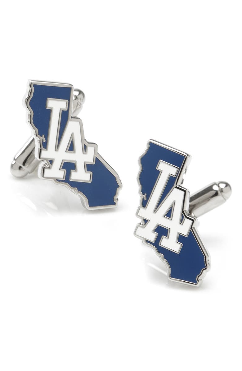 Cufflinks, Inc. MLB LA Dodgers Cuff Links, Main, color, La Dodgers State Shaped