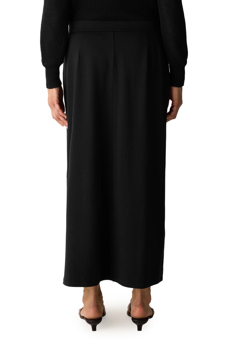 Jersey Midi Skirt, Alternate, color, BLACK