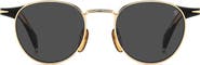 David Beckham Eyewear DB 1223/S 49mm Round Sunglasses