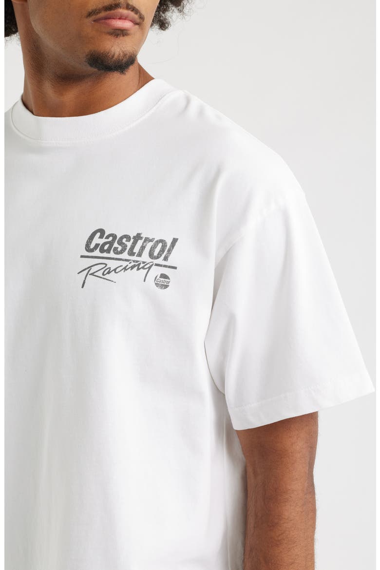 Castrol Racing Graphic T-Shirt, Alternate, color, WHITE