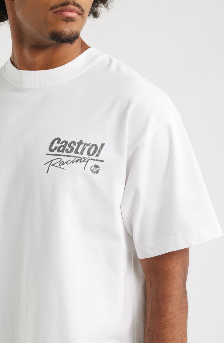 ID Supply Co Castrol Racing Graphic T-Shirt, Alternate, color, White
