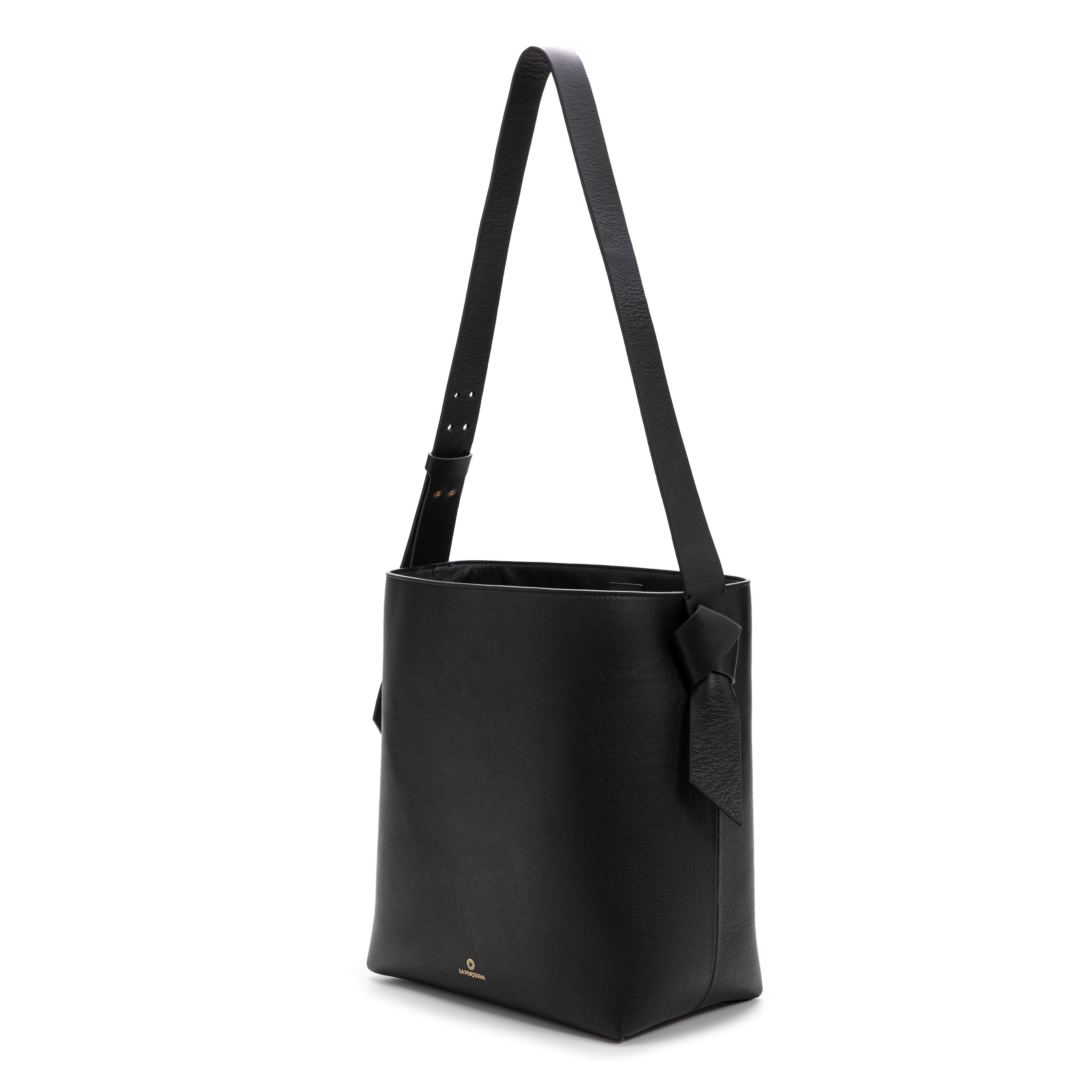 LA PORTEGNA Paula Versatile Crossbody Bag, Alternate, color, Black