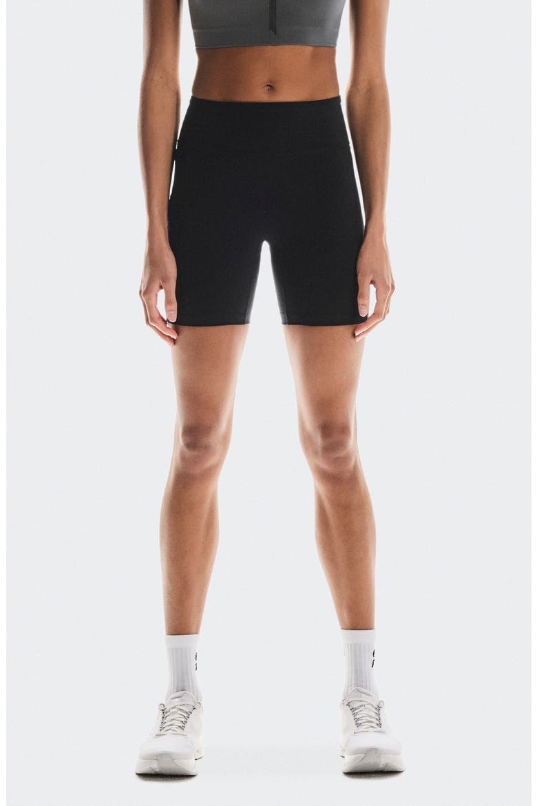 Performance Bike Shorts with Pockets, Main, color, BLACK