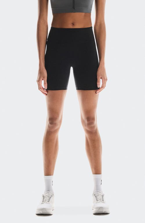On Performance Bike Shorts With Pockets In Black