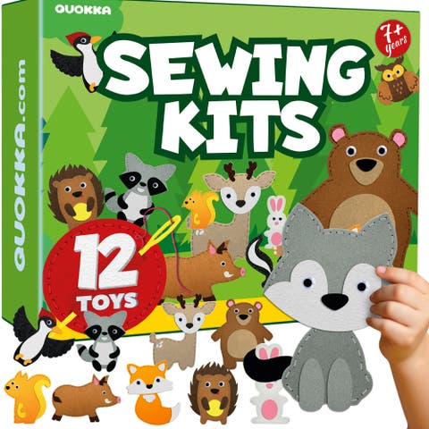Kids Sewing Craft Kit with Felt Toys