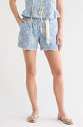 ELIE ELIE TAHARI Eyelet Embroidered Shorts