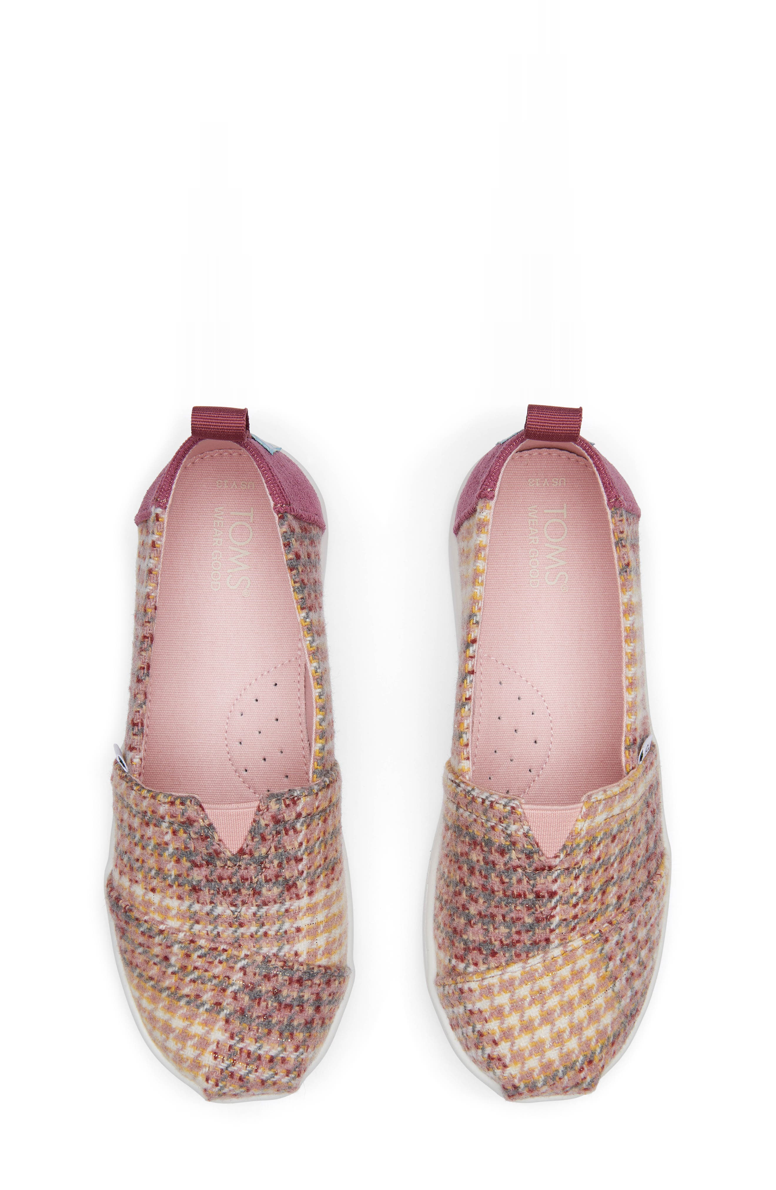 TOMS Kids' Alpargata Slip-On Sneaker, Alternate, color, 