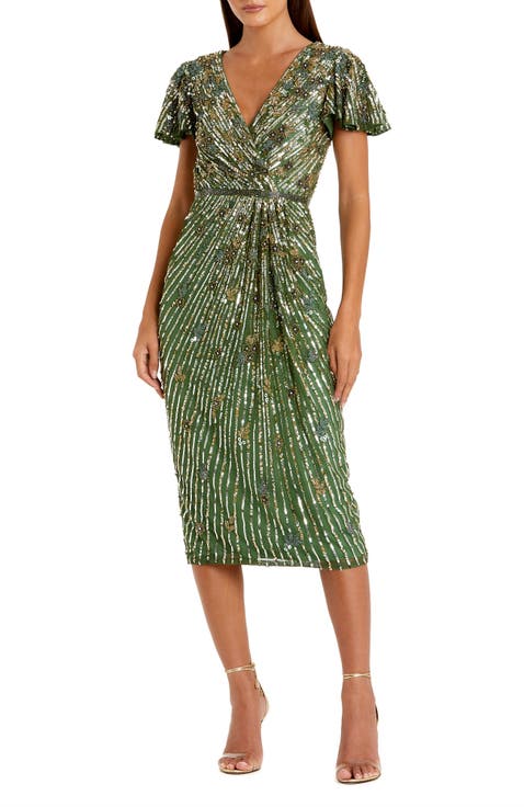 ANNIE Sequin Mesh Wrap - Flip Up