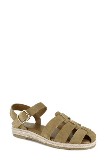 Splendid Row Espadrille Sandal In Green