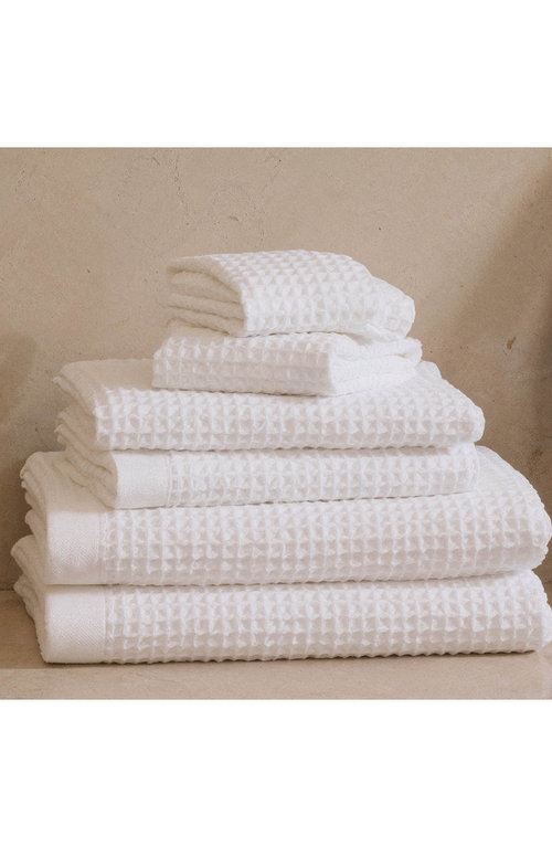 Italic Sedona Waffle Towels In White