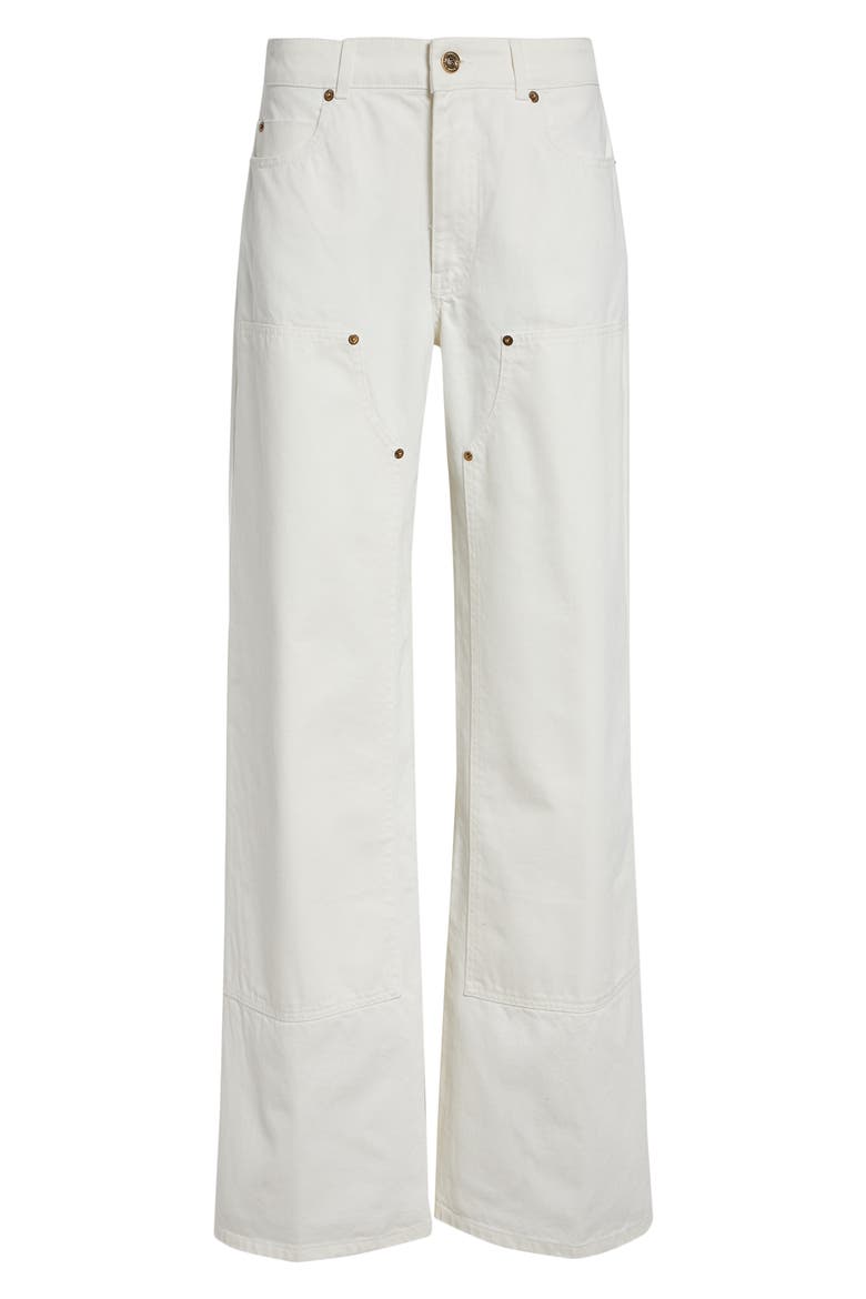 Loose Fit Denim Wide Leg Jeans, Alternate, color, 0FC OFF WHITE