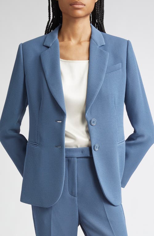 Emporio Armani One-button Blazer In Blue