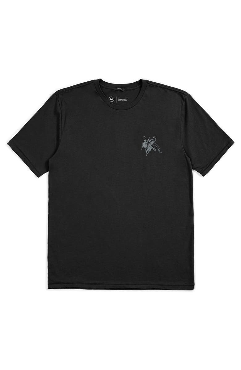 Brixton West Cotton Graphic Logo Tee, Main, color,