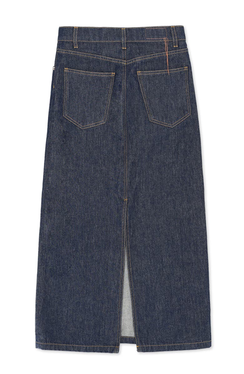 Fortela Jorgy Indigo Rinse Denim Skirt, Alternate, color, Blue