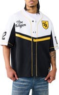 True Religion Oversize Cotton Baseball Jersey