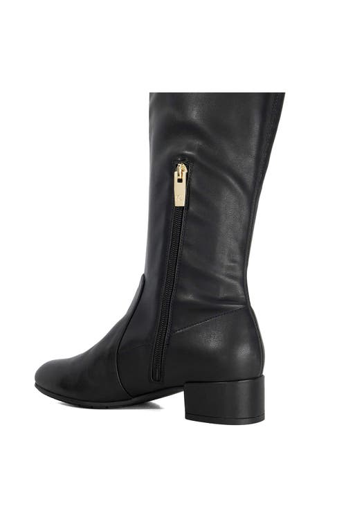 Dune London Topsy Knee High Boot In Black