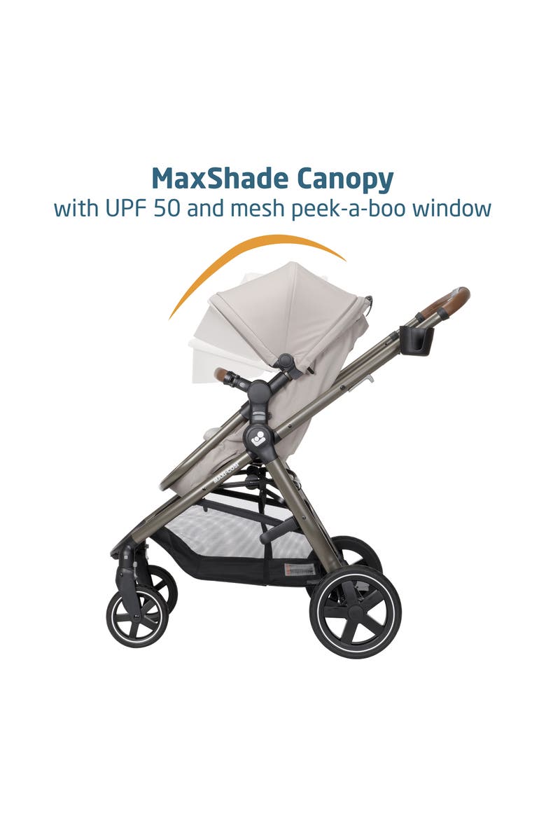 Zelia Luxe Stroller & Mico Luxe Infant Car Seat 5-in-1 Modular Travel System