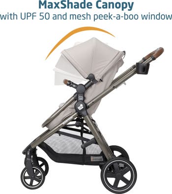 Zelia Luxe Stroller & Mico Luxe Infant Car Seat 5-in-1 Modular Travel System