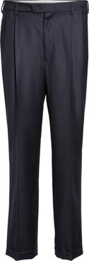 Zanella Bennett Straight Leg Pleated Dress Pants