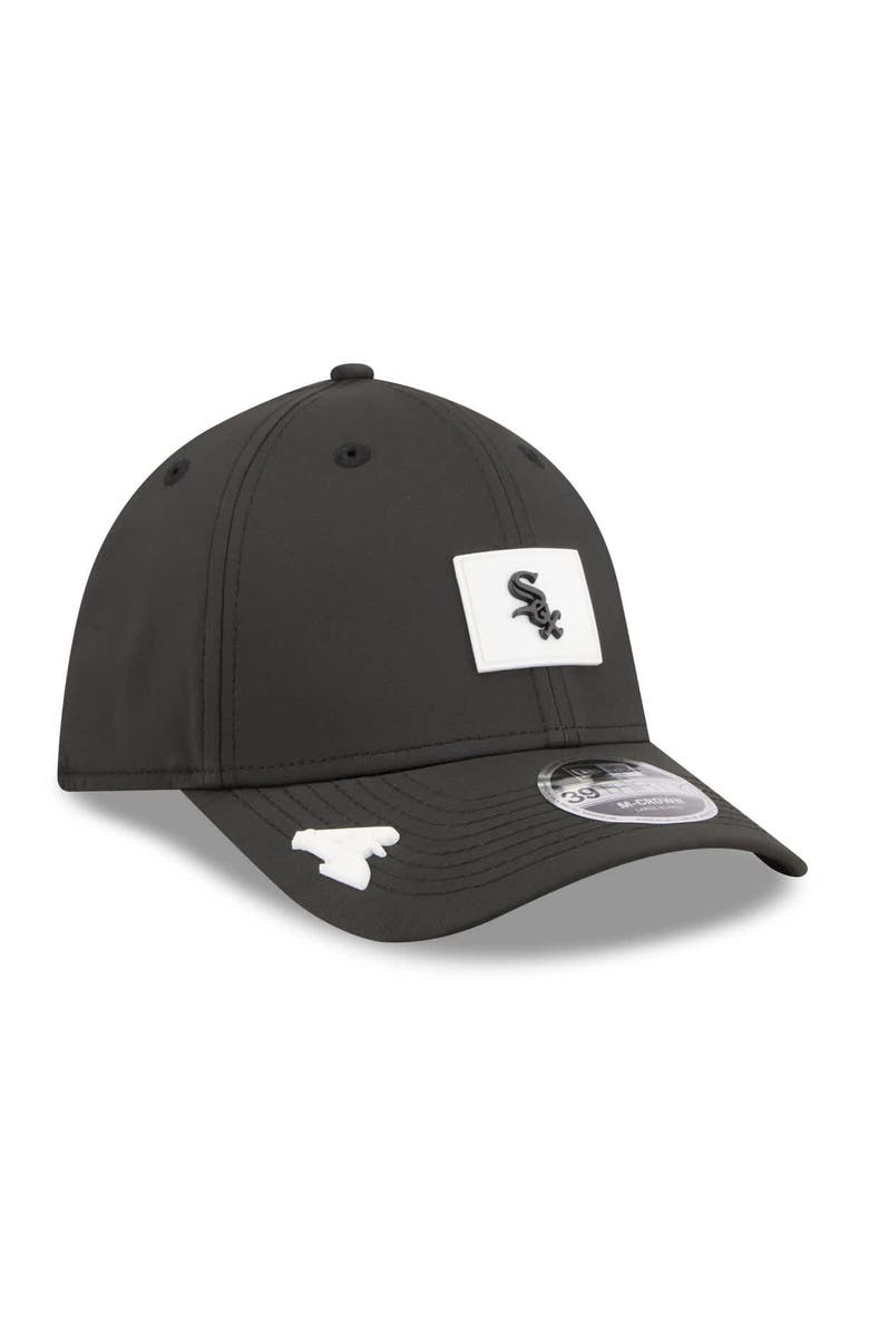 New Era Men's New Era  Black Chicago White Sox 2026 Clubhouse M-Crown 39THIRTY Flex Hat, Alternate, color, Black
