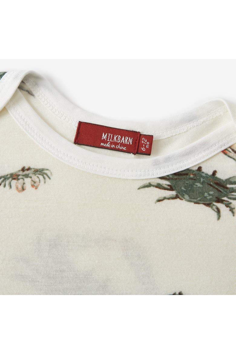 Long Sleeve One Piece, Alternate, color, Coastal Crab