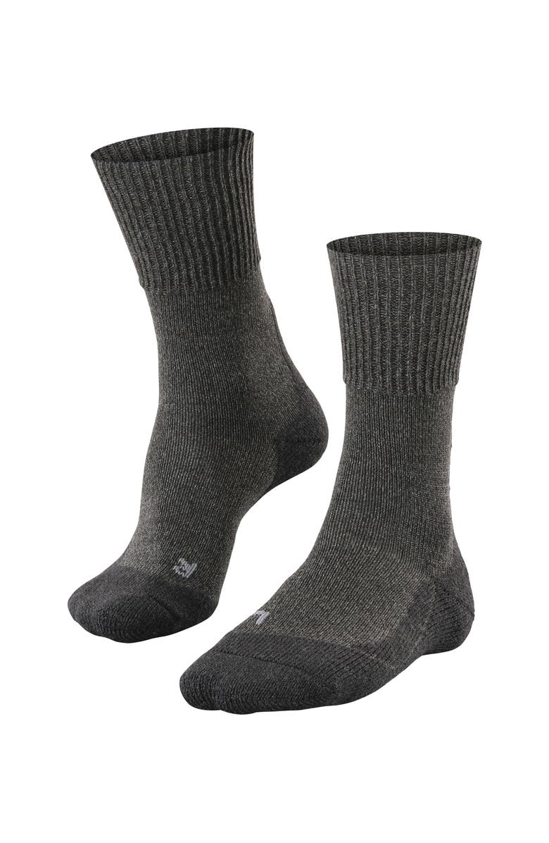 Falke TK1 Adventure Wool Hiking Socks, Main, color, Smog
