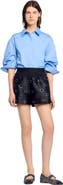 SANDRO Rhinestone shorts