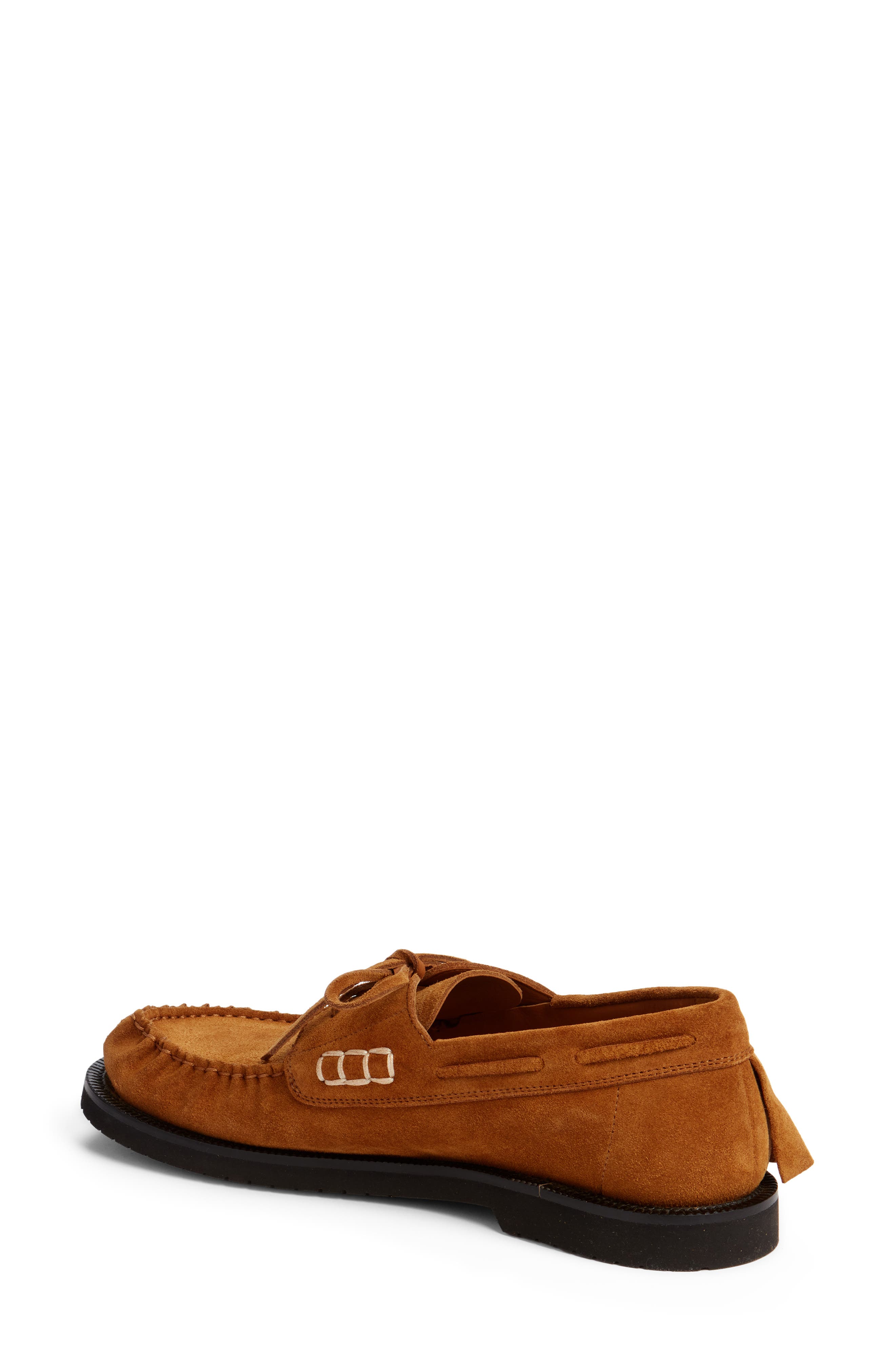 Ruffle Loafer, Alternate, color, CARAMEL
