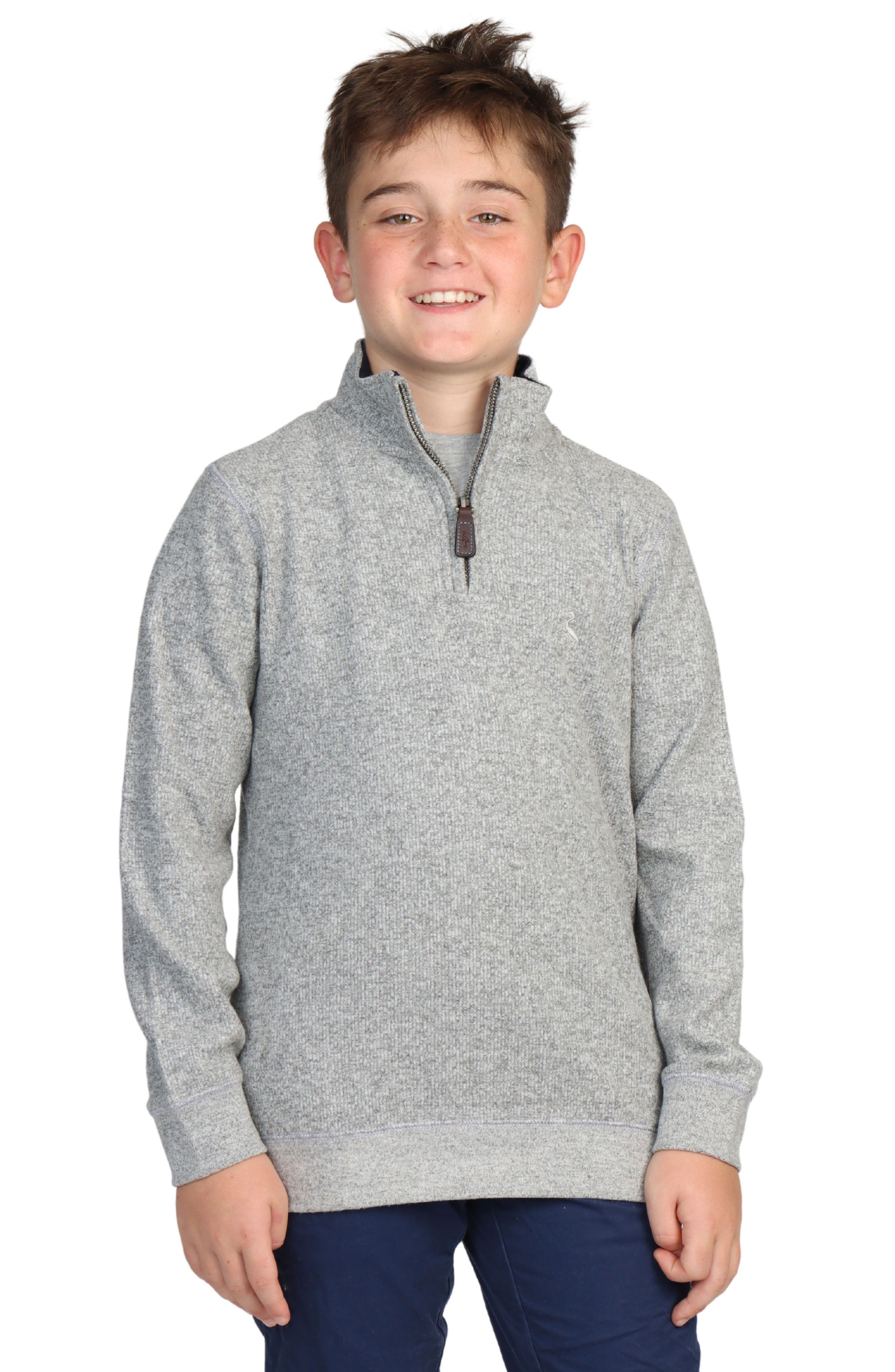 TailorByrd Kids' Cozy Quarter-Zip Pullover