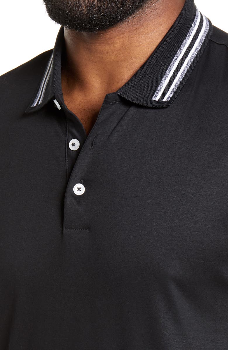 BOSS Piket Tipped Collar Polo, Alternate, color, 