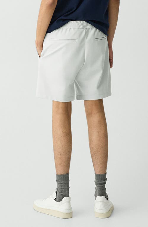Theory Curtis Slim Fit Internal Drawstring Shorts In White