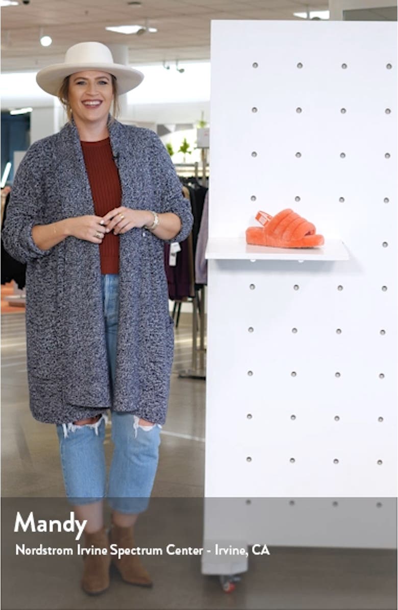 Fluff Yeah Genuine Shearling Slide, sales video thumbnail