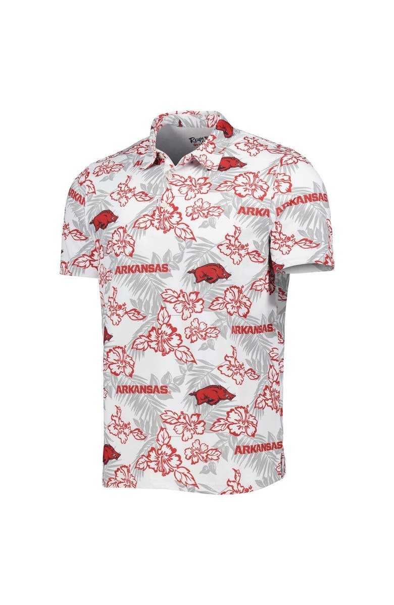 Reyn Spooner Men's Reyn Spooner White Arkansas Razorbacks Performance Polo, Alternate, color, 