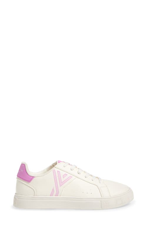 Yy Nation Fractus Cactus Sneaker In White Pastel Pink Fuchsia