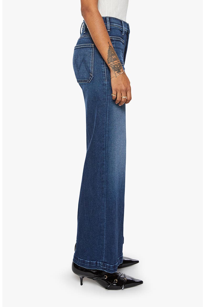 The Li'l Hustler Roller Sneak High Waist Wide Leg Jeans, Alternate, color, TAKING CHANCES