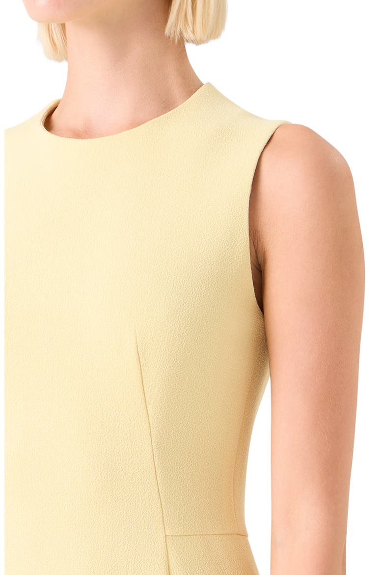 Wool Crepe Midi Dress, Alternate, color, SUN