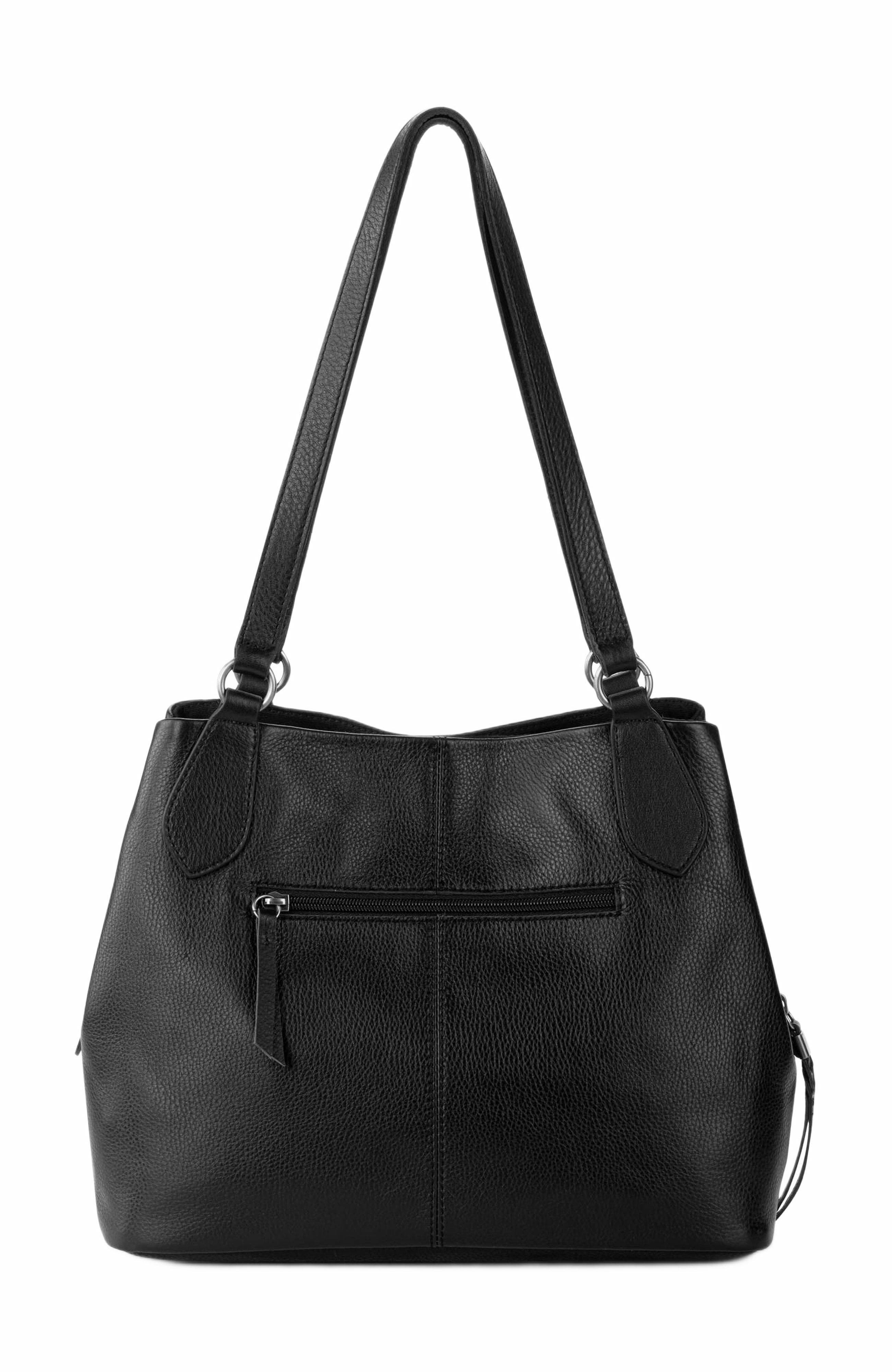 The Sak Melrose Satchel Bag, Alternate, color, Black