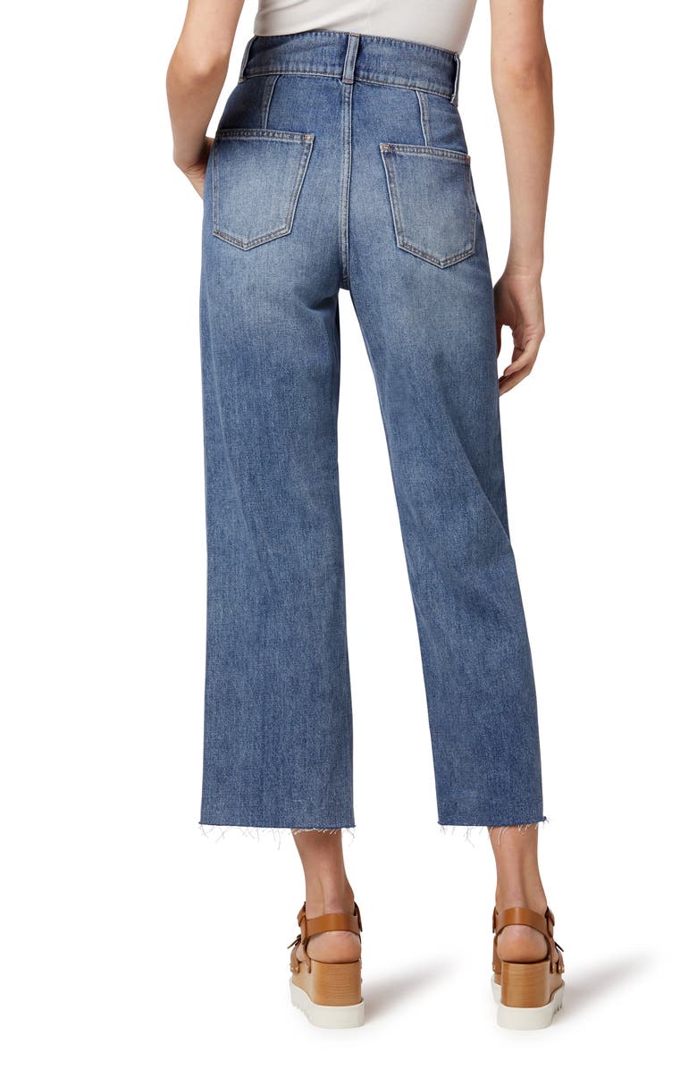 Joe's The Blake Utility Raw Hem Crop Wide Leg Jeans, Alternate, color, 