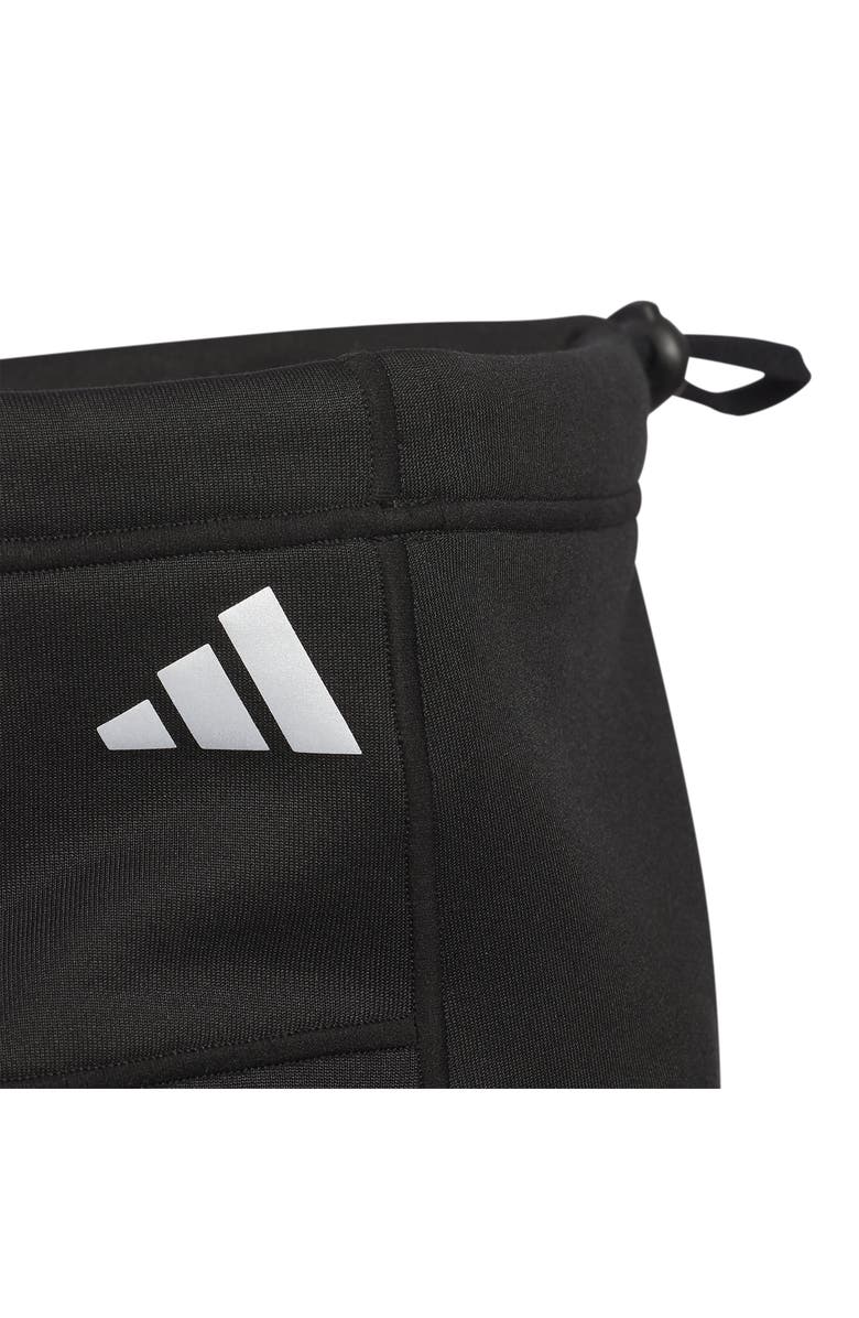 AGRON Alphaskin Two Fleece Neck Warmer, Alternate, color, Black/ Silver Reflective