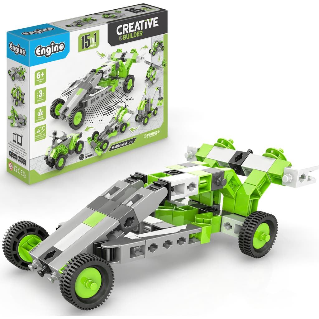 Engino Creative Builder 15 In 1 Multimodel Series, Toy Vehicles Brick Set in Multicolored at Nordstrom