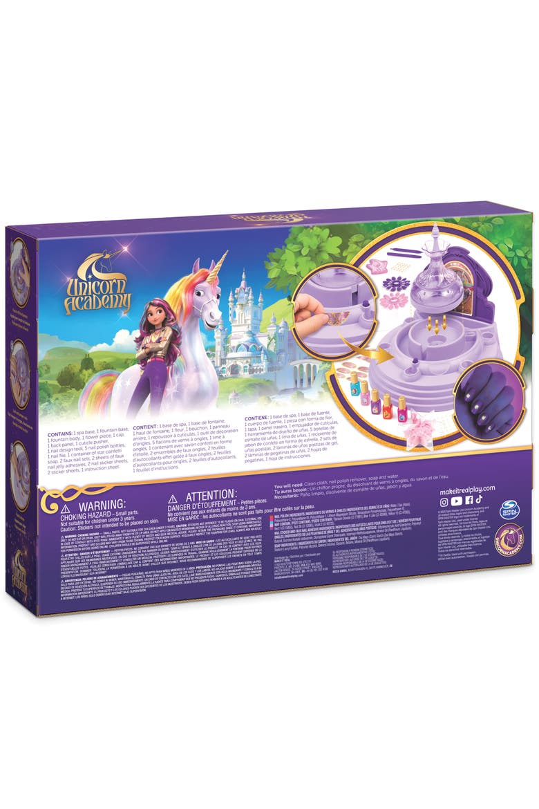 Star Stables Fountain Nail Spa, Design Unicorn Manicures, Alternate, color, Multicolored