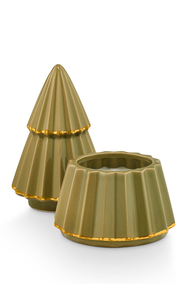 ILLUME<sup>®</sup> Fresh Balsam Gilded Tree Candle, Alternate, color, Light Green
